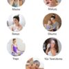Koşu, Fitness, Yoga ve Pilates için Uygun Elastik ve Kaymaz Spor Saç Bantları - Görsel 5