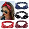 Kadınlar İçin Yumuşak Süet Vintage Boho Saç Bandı – Çapraz Düğüm Elastik Hairband ve Bandana, Kızlar İçin Şık Saç Aksesuarı - Görsel 5