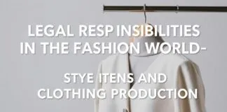 Moda Dünyasında Hukuki Sorumluluklar: Stil Trendleri ve Giyim Üretimi Legal Responsibilities in the Fashion World: Style Trends and Clothing Production
