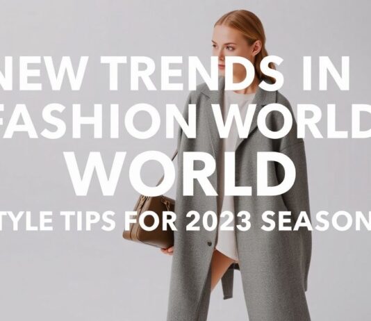 Moda Dünyasında Yeni Trendler: 2023 Sezonu için Stil İpuçları New Trends in the Fashion World: Style Tips for the 2023 Season