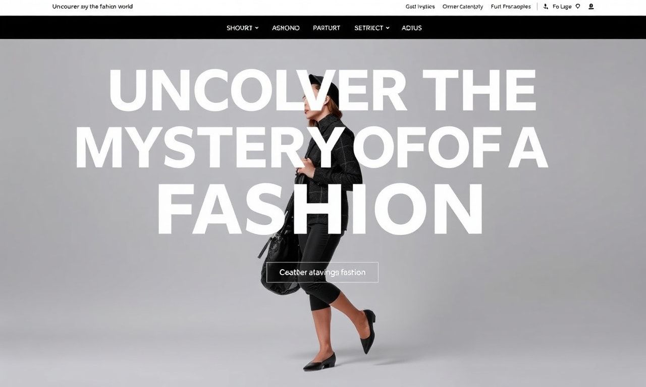 Moda Dünyasının Gizemini Keşfedin: Stil, Trendler ve Daha Fazlası