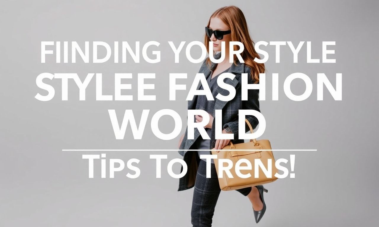 Moda Dünyasında Kendi Stilinizi Bulun: İpucular ve Trendler