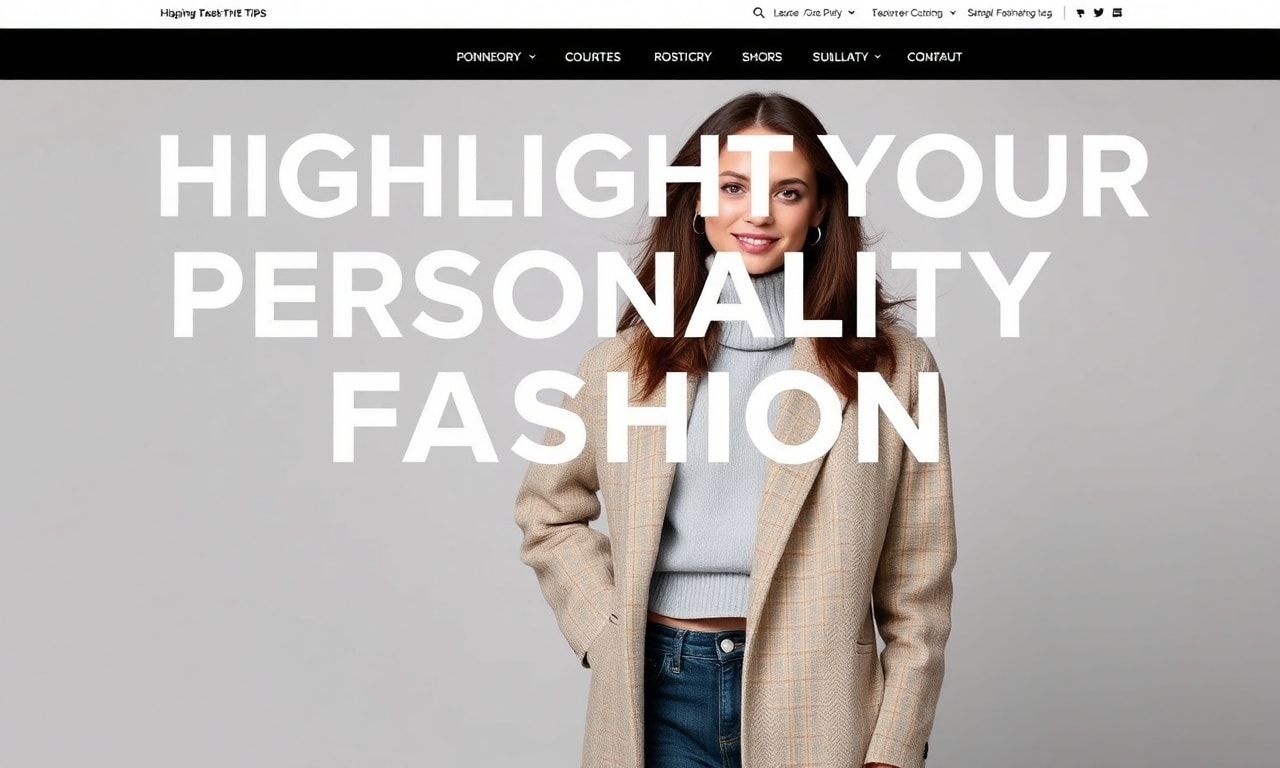 Moda Dünyasında Kişiliğinizi Vurgulayın: Stil Trendleri ve İpucuları