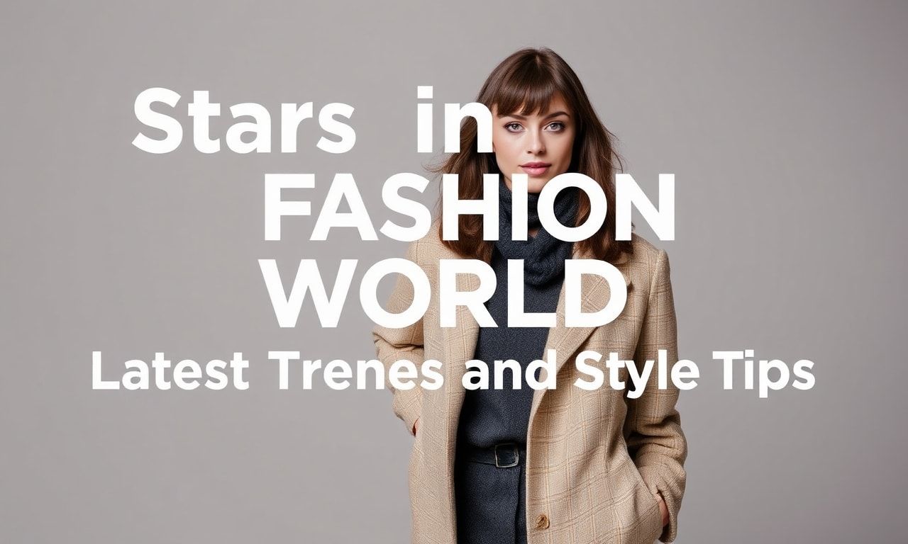 Moda Dünyasında Yıldızlar: Son Trendler ve Stil İpuçları