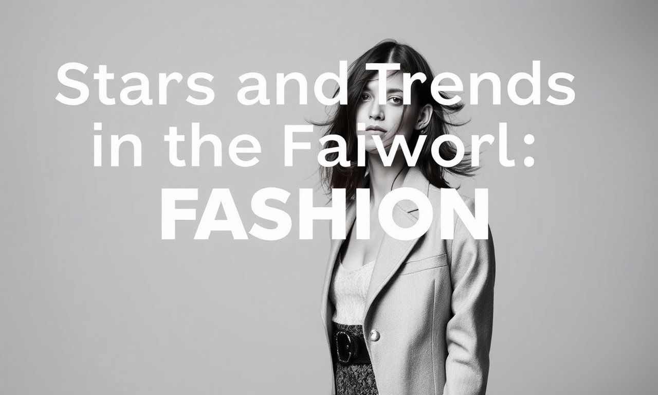Moda Dünyasında Yıldızlar ve Trendler
