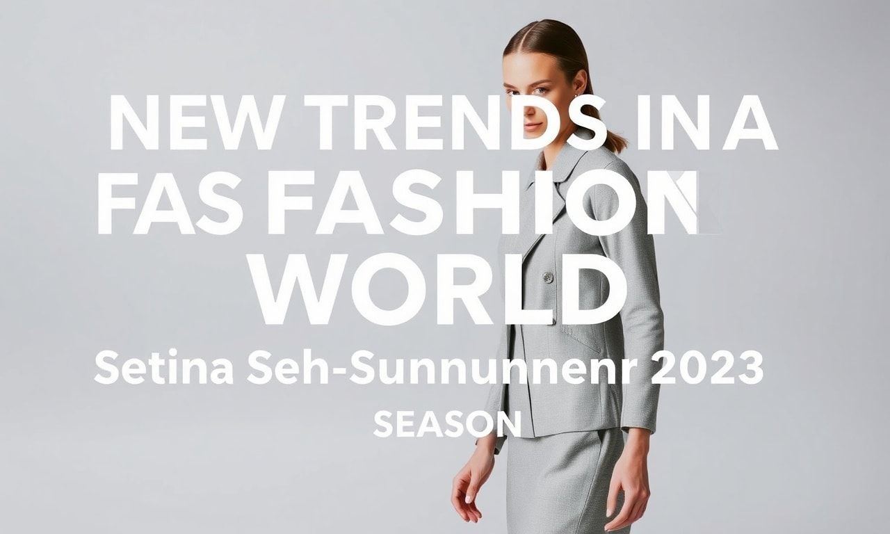 Moda Dünyasında Yeni Trendler: 2023 Bahar-Yaz Sezonu