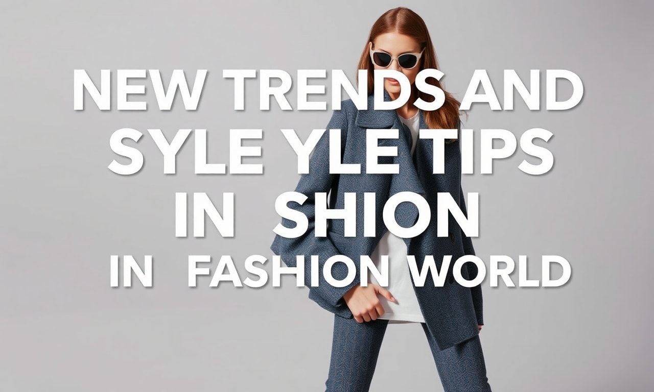 Moda Dünyasında Yeni Trendler ve Stil İpucları