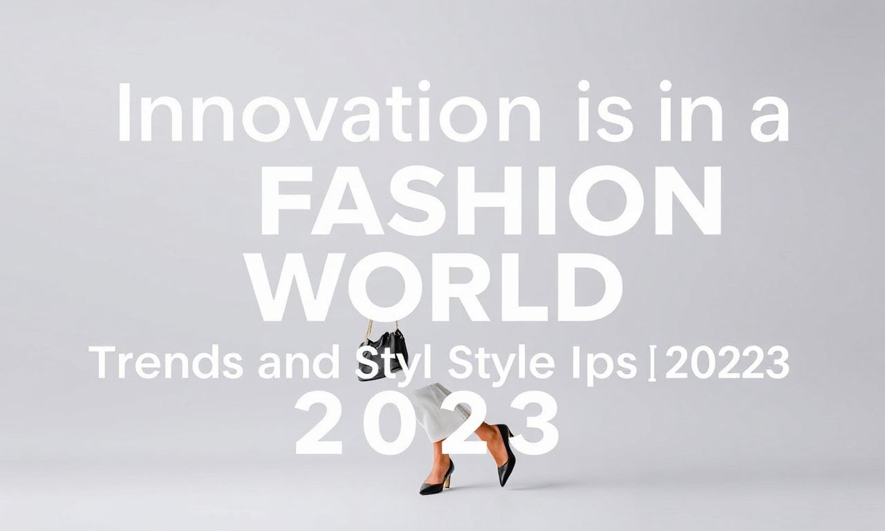 Moda Dünyasında Yenilikler: 2023'in Trendleri ve Stil İpuçları