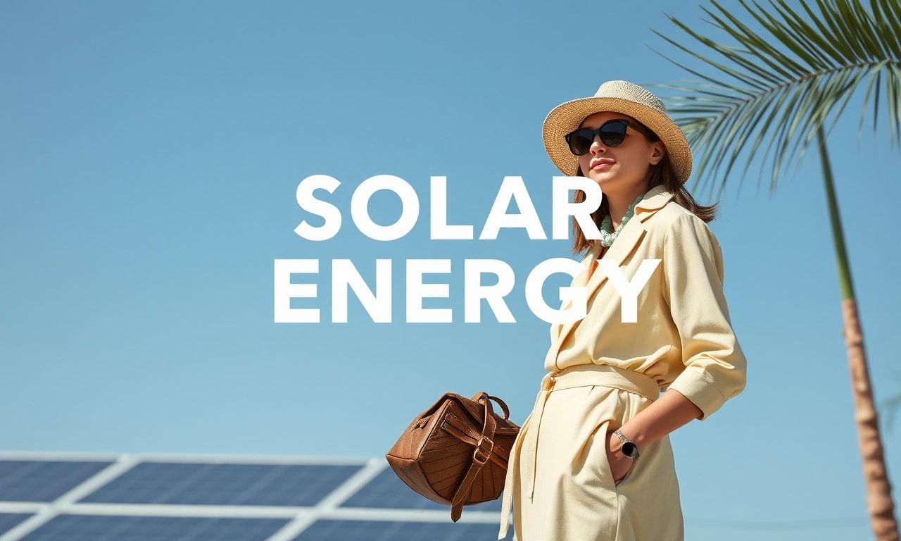 Moda ve Güneş Enerjisi: Stilde Çevre Bilinci