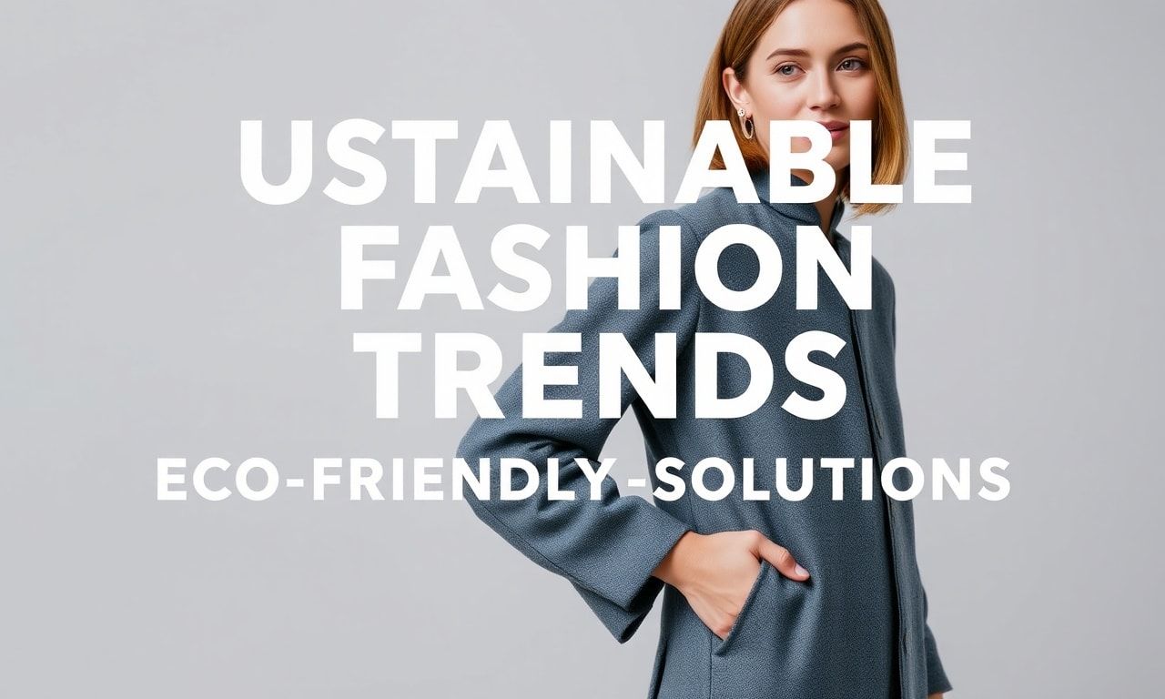 Sürdürülebilir Moda Trendleri: Çevre Dostu Çözümler